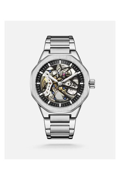 Generic Men Automatic Silver Steel Watch