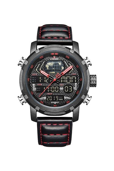 Generic Naviforce 9170 Mens Watch Luxury Fashion Sport Military Digital Dual Time Display Casual Japanese