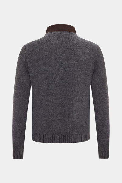 W Collection KOYU KAHVE FERMUARLI CEKET