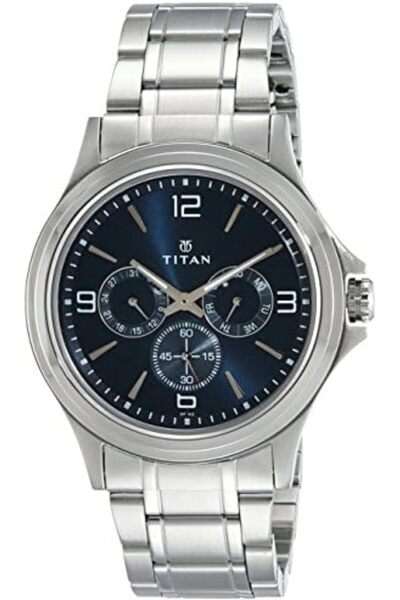 Generic ساعة تيتان ووركوير للرجال كرونوغراف كوارتز مقاومة للماء بسوار من الفو...