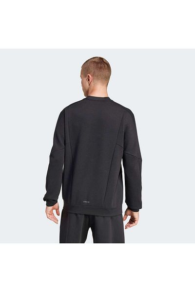 adidas Мъжки черен суичър, предназначен за тренировка (JJ4642)