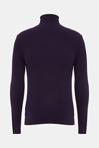 W Collection MOR BALIKÇI YAKA UZUN KOLLU KAZAK