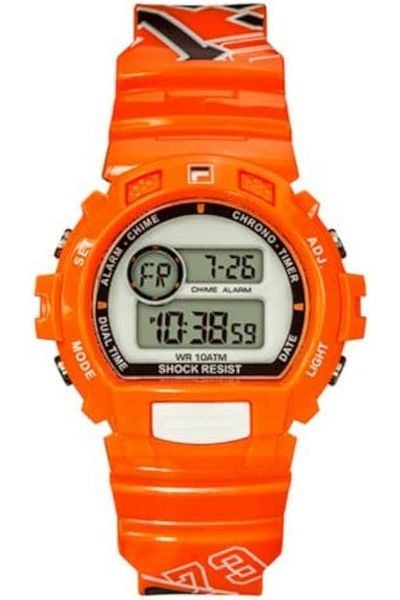 erorex Digital Unisex Reinterpret 70 Watch 38 191 105 Orange