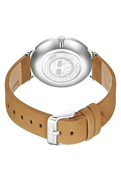Generic Timberland Ripton Watch For Men With Brown Leather Strap 42Mm 5 Atm Tdwga0029201