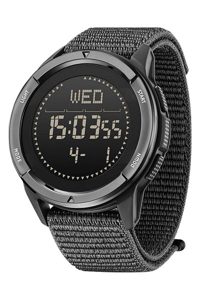 Generic Excefore Ultra Thin Minimalist Sports Digital Watch For Men And Women Unisex Alloy Waterproof Watch
