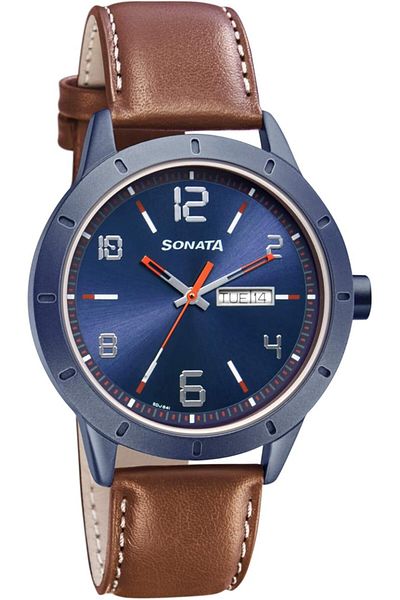 Generic Sonata Nxt Analog Blue Dial Men Watch 7137Al04 7137Al04