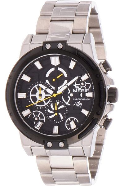 Generic Megir Gents Wrist Watch Ms2108Gs Bk 1A