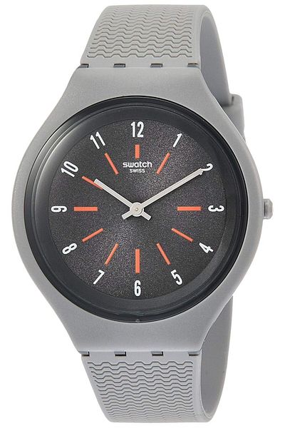 Generic Swatch Skinshadow Gray Dial Mens Watch Svum103