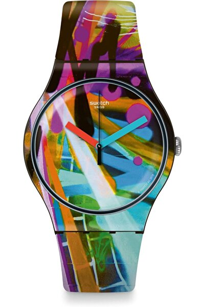 Generic Swatch Unisex Adult Analogue Quartz Watch With Silicone Strap Suob163 Bracelet