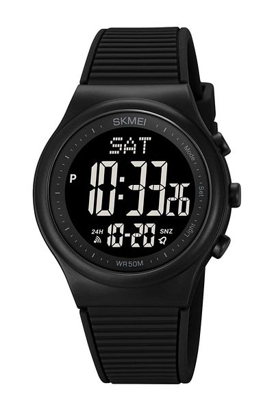 Generic Fanmis Creative Mens Binary Matrix Blue Led Digital Watch Fashion Classic Black Plated Waterproof