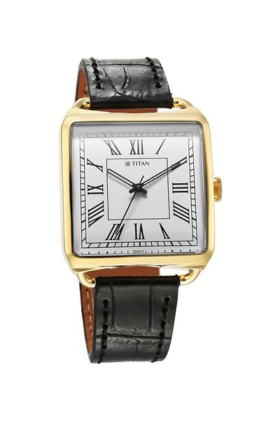 Generic Titan Analog White Dial Men Casual Watch