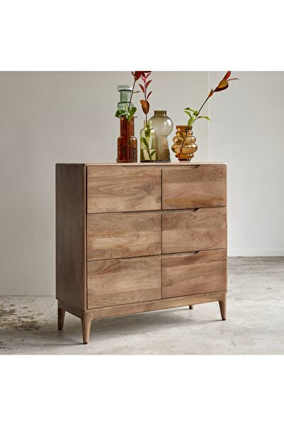 ŞafakMobilya Gabrielle Masif Ahşap Şifonyer