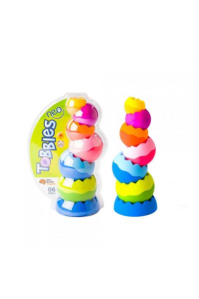 Tomy Interactive baby toys FAT BRAIN COLORFUL SPHERES TOBBLES NEO