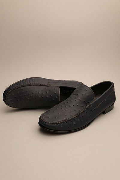 Gondol Piele autentică pentru bărbați Classic Bleumarin 41 Ttx.137