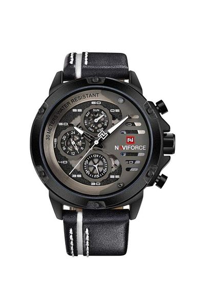 Generic Naviforce Dress Watch For Men Analog Leather 9110A
