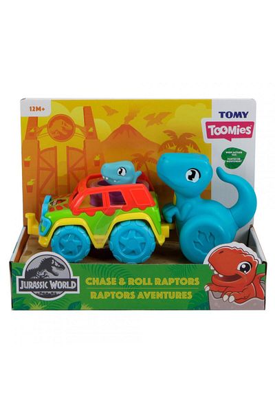 Tomy Interactive baby toys JURASSIC WORLD CHASE AND ROLL, ADVENTURE