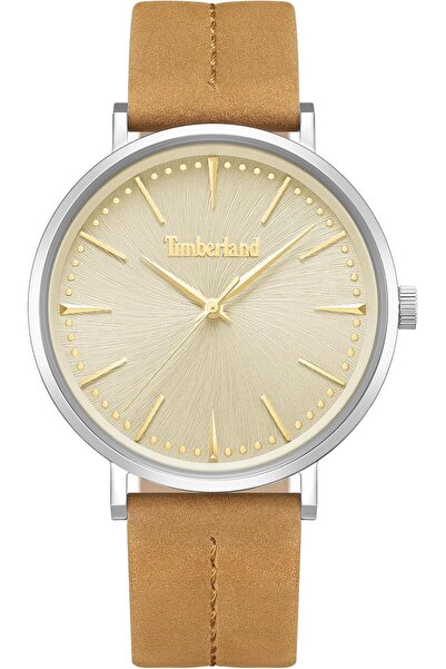 Generic Timberland Ripton Watch For Men With Brown Leather Strap 42Mm 5 Atm Tdwga0029201