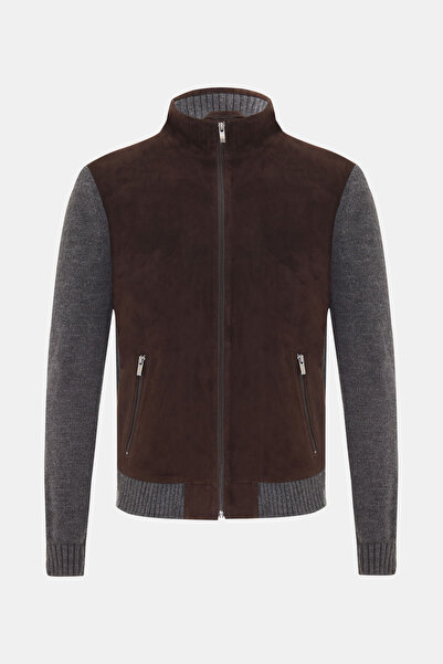 W Collection KOYU KAHVE FERMUARLI CEKET