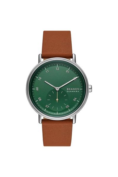 Generic Skagen Kuppel Watch For Men Quartz Chronograph Movement With Stainless Steel Or Leather Strap