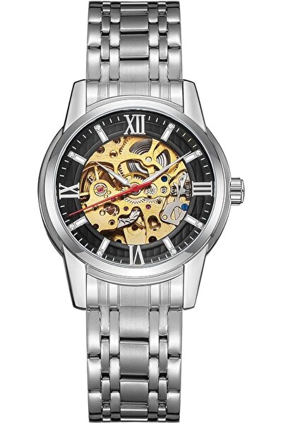 Generic Kenneth Scott Men Mechanical Black Dial Watch K22311 Sbsb