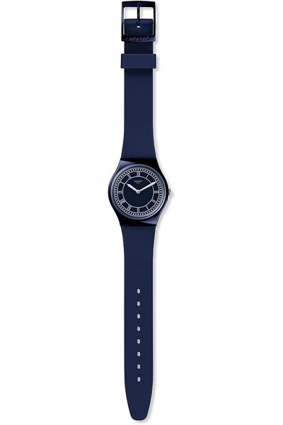 Generic Swatch Blue Ben Silicone Strap 12 Casual Watch