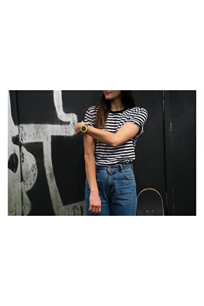 Generic Swatch Yel Lol Chronograph Black Dial Men Watch Susj402