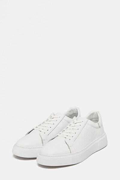 W Collection White Leather Shoes