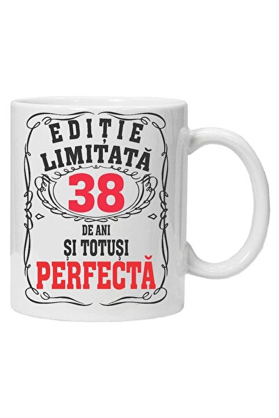 OEM Εξατομικευμένη λευκή κούπα "περιορισμένη έκδοση - τέλεια", 38 ετών, INOVA...