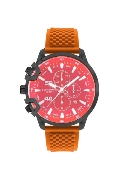 Generic Lee Cooper Men Multi Function Black Dial Watch Lc07470 651