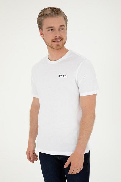 U.S. Polo Assn. Πόλο Ασν. Ανδρικό T-Shirt Sant White 1824207