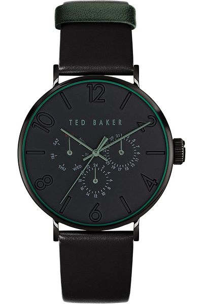 Generic Ted Baker Gents Black Eco Leather Strap Watch Model Bkppgs3039I