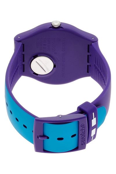 Generic Swatch Unisex Digital Quartz Watch With Silicone Strap Svum101