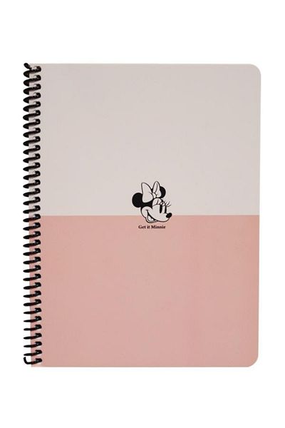 KESKİN COLOR Disney Minnie Striped Sharp Color Notebook 16.5X22.5 80 Sheets