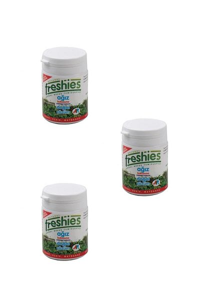 Freshies Natural (No Preservatives and Colorants) Bad Breath Eliminator 90 Capsules X 3 Pieces