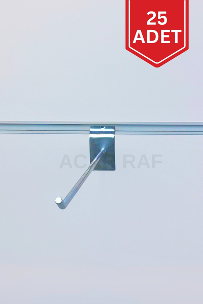 Acar Raf Kanal Kanca 25 Adet 10 Cm Pano Ve Lambiri Panel Uyumlu Tel Askı
