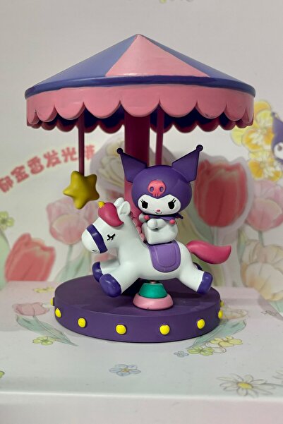 Miniso Sanrio Lisanslı Atlı karınca Gece Lambası - Kuromi