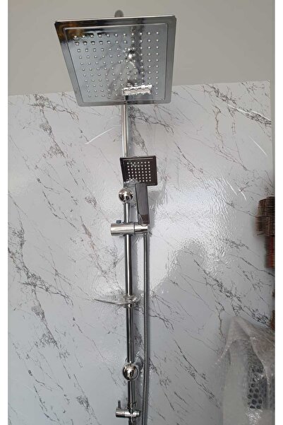 ZEK BANYO Dubai Krom  Duş Seti, Tepe Yağmurlama Duş Seti