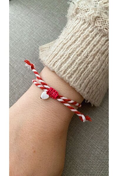 BAE ATOLYE Marteniçka Ip Bileklik - Kalp