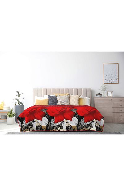 ALCAM Cocolino Quilted Blanket, , Retro Rose, 210x220 Cm