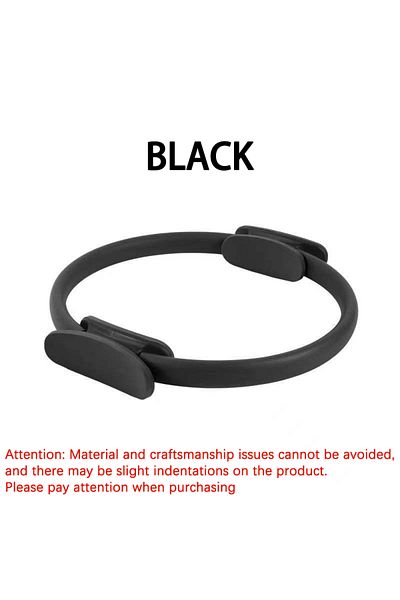 Choice Black Yoga Assisted Pilates Circle Pelvic Floor Muscle Trainer for Beautiful Legs, Hips, Elastic Fit