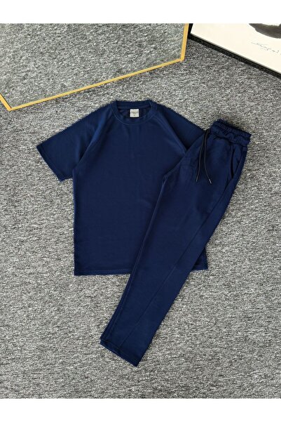 Altamira Erkek Lacivert Reglan Kol Havuç Kesim Fit Oys Eşofman Takımı