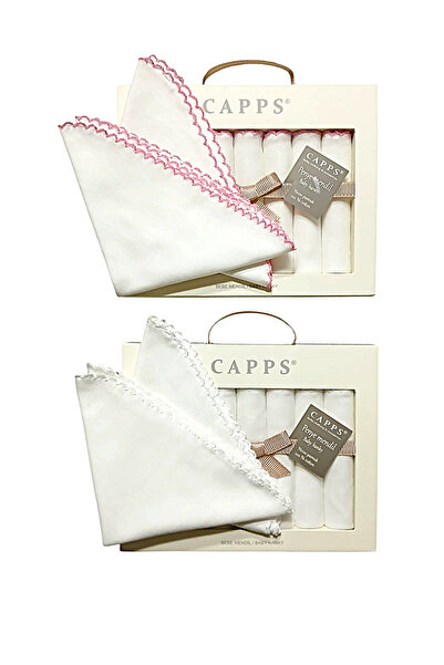 Capps Bebek ağız mendili %100 pamuk 2 kutu 14 adet