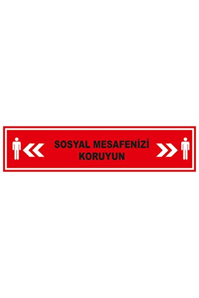 New Jargon Držite svoju socijalnu distancu znak crvene boje, nalepnica za pos...