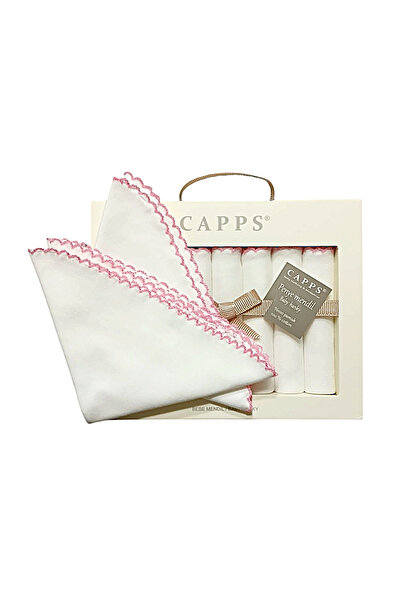 Capps Bebek ağız mendili %100 pamuk 2 kutu 14 adet