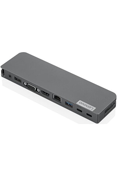 LENOVO Mini stație de andocare Lenovo 40AU0065EU, 2x USB-C, HDMI, Ethernet (N...