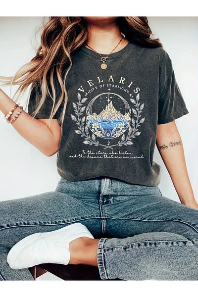 Touz Moda Velaris Washed Oversize Vintage Tshirt