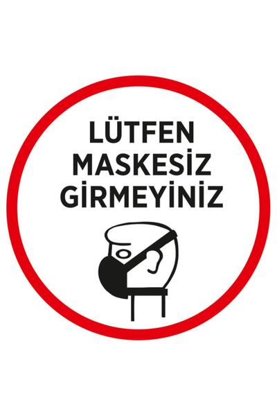 New Jargon Crvena nalepnica 35x35cm - Prianjanje na staklo, Ne ulaziti bez ma...