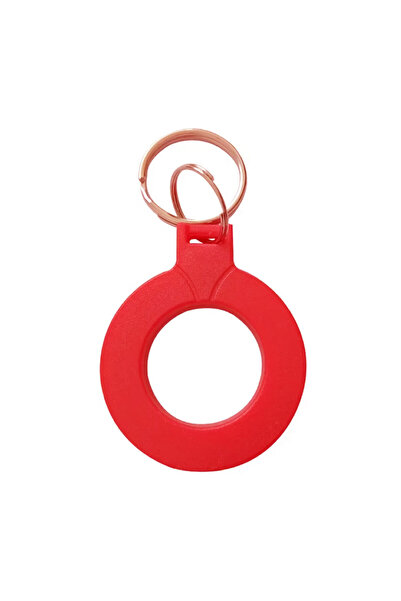 ROBİZ 13.56Mhz RFID Halka Tip Tag Kırmızı Nfc UID Kimlik No Değiştirilebilir Etiket Anahtarlık Manyetik