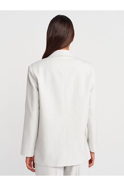 Dilvin 60768 Blazer Jacket-Light Gray