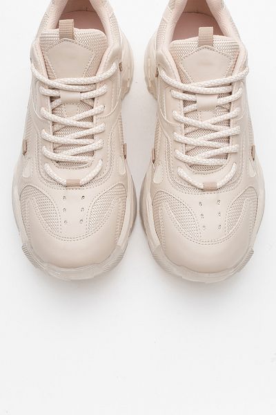 LuviShoes Pantofi sport de damă LECCE piele bej